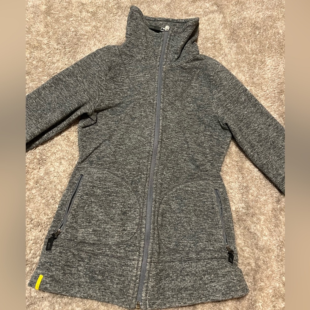 Lole - Heather Grey Fleece Jacket